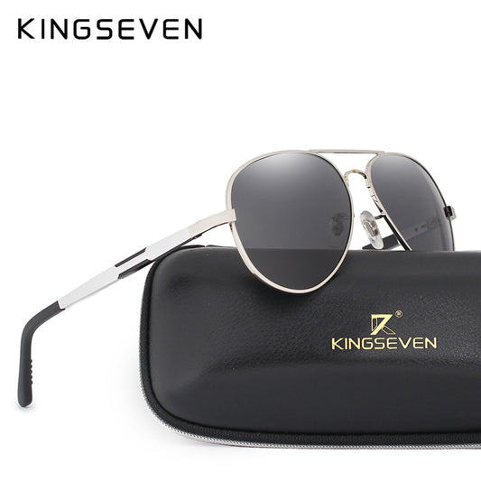 KINGSEVEN Men HD Polarized Sunglasses Aluminum Magnesium Driving Sun Glasses Men's Classic Brand Sunglasses Accessories - KiwisLove