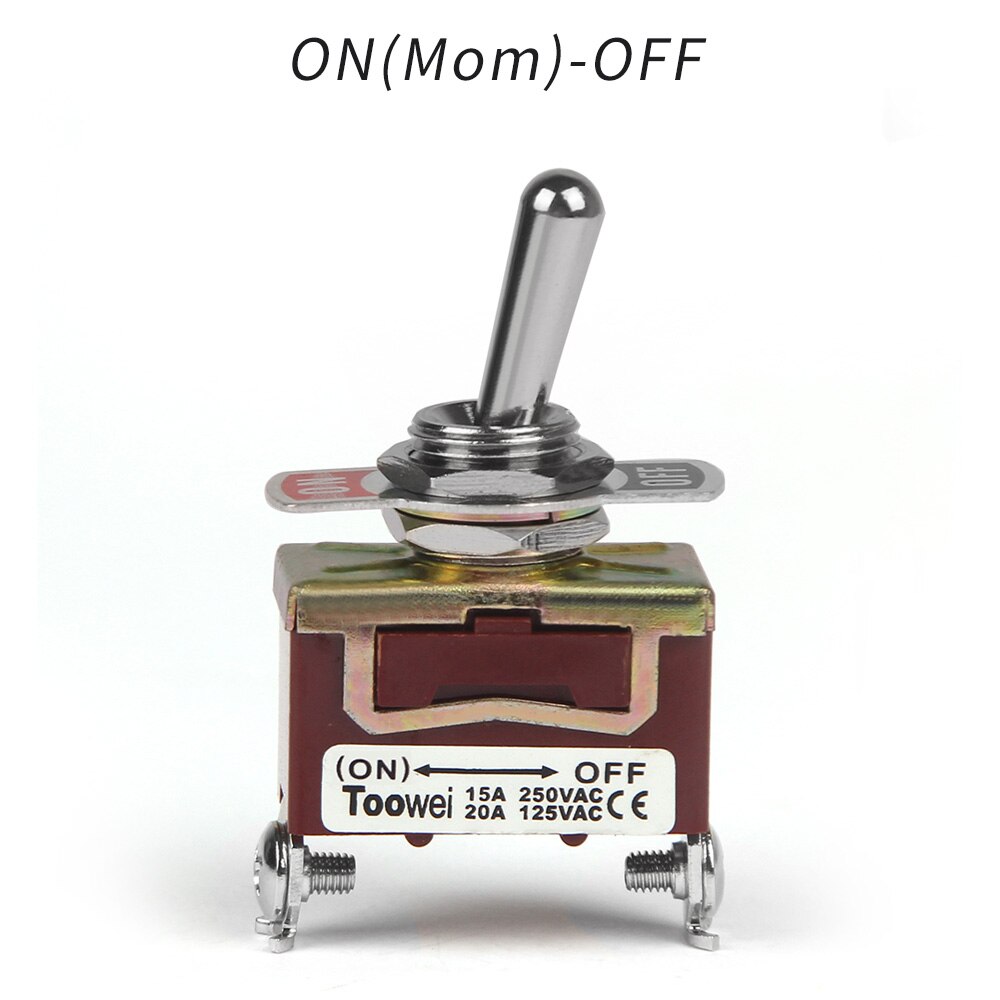 Rocker Toggle Switch 15A 250V 20A 125V SPST SPDT 2 3 Pin Screw Type ON/ OFF ON/OFF/ON CE FCC EMC Certificate For Boat Car Home - KiwisLove