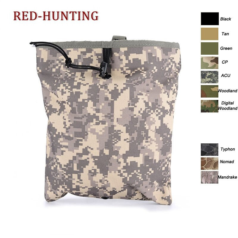 New Molle Tactical Magazine Pouch DUMP Drop Bag Recovery Airsoft AR AK Hunting - KiwisLove