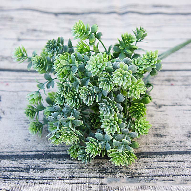 28 heads Succulents Artificial Plants Fall Fake Leaves Plastic Succulent Plants Lotus Grass for Garden Wedding Decoration A5029 - KiwisLove