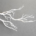 Artificial plastic branch darkness witch DIY antler headband accessories horns fake tree bifurcated white christmas decoration - KiwisLove