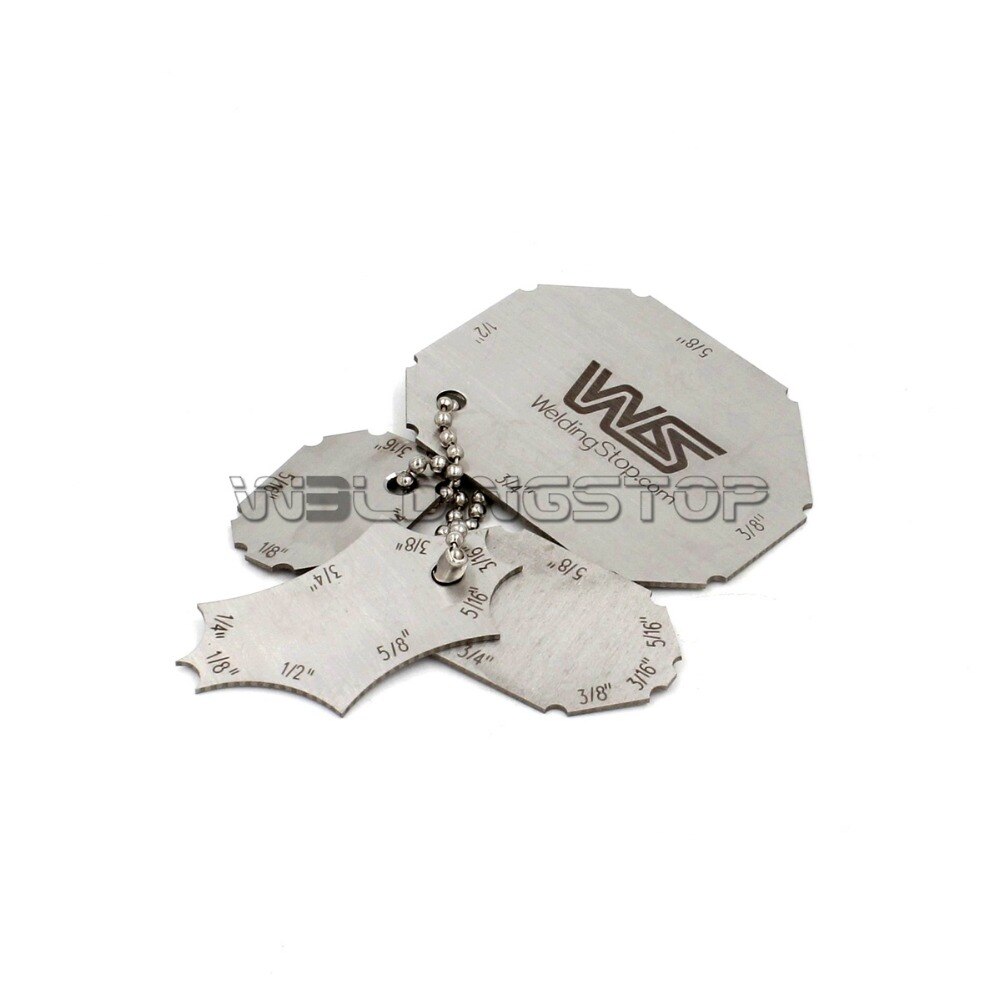 Welding Gauge key Pocket Gage 4pieces set weld seam test ulnar inspection ruler - KiwisLove