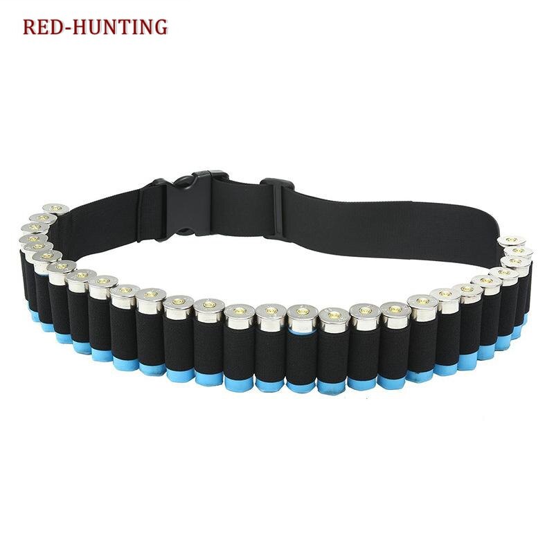 130cm Tactical Hunting Shot gun 12 GA Belt Nylon Airsoft 26 Rounds Bullet Ammo Holster Pouch Belt Accessories - KiwisLove