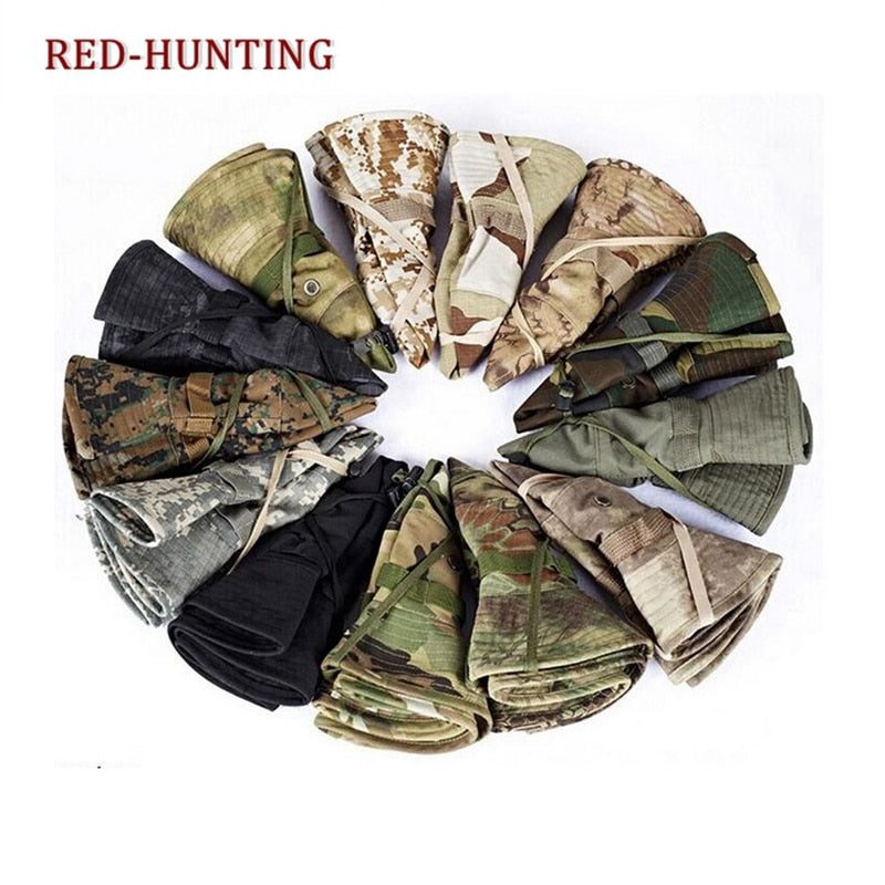 High quality 12 Colors Tactical Outdoor Jungle Military Cotton Hats for Fishing Camping  Mountain Climbing - KiwisLove