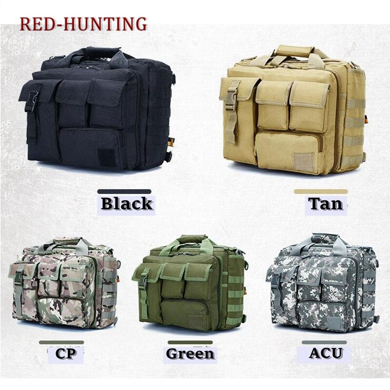 Tactical Travel Messenger Bag Shoulder Outdoor Sport Bag Molle Rucksack Laptop Computer Camera Case for Camping Hunting - KiwisLove