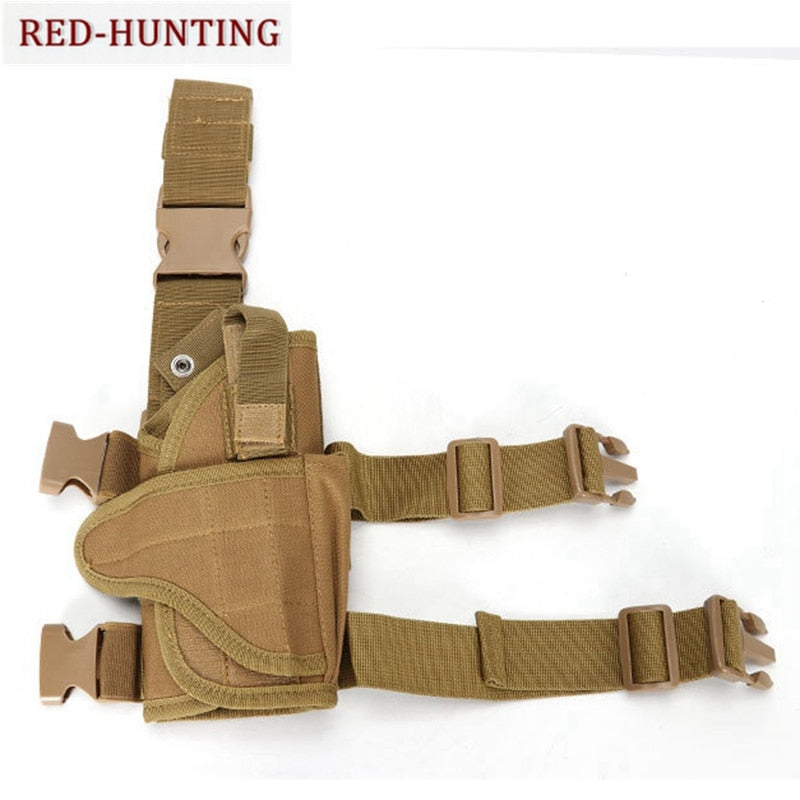 Universal Right Gun Drop Leg Thigh Holster for 7.65MM 9x19MM Pistol Glock 17 19 31 32/M9/M92A1/1911/USP/PPK/SP2022/P226/ - KiwisLove