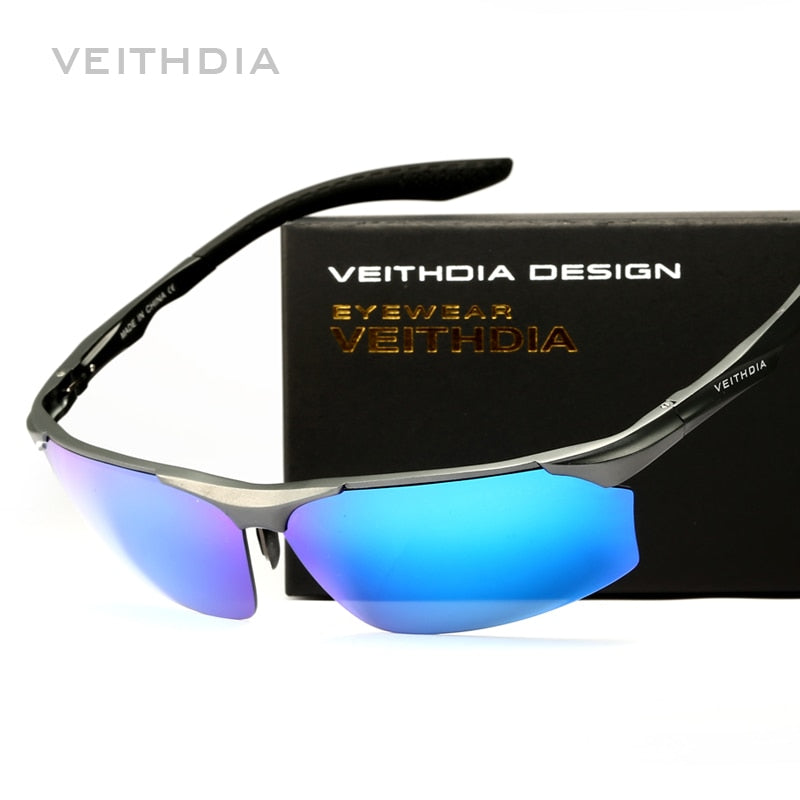 VEITHDIA Sunglasses Men Aluminum Fashion Brand Polarized UV400 Lens  Outdoor Driving Sun Glasses Mirror Eyewear For Male  6576 - KiwisLove