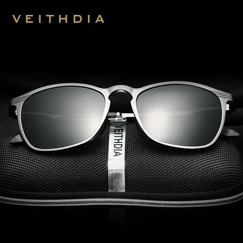 VEITHDIA Sunglasses Unisex Retro Aluminum Magnesium Brand Polarized Lens Vintage Eyewear Accessories Sun Glasses Men/Women 6630 - KiwisLove