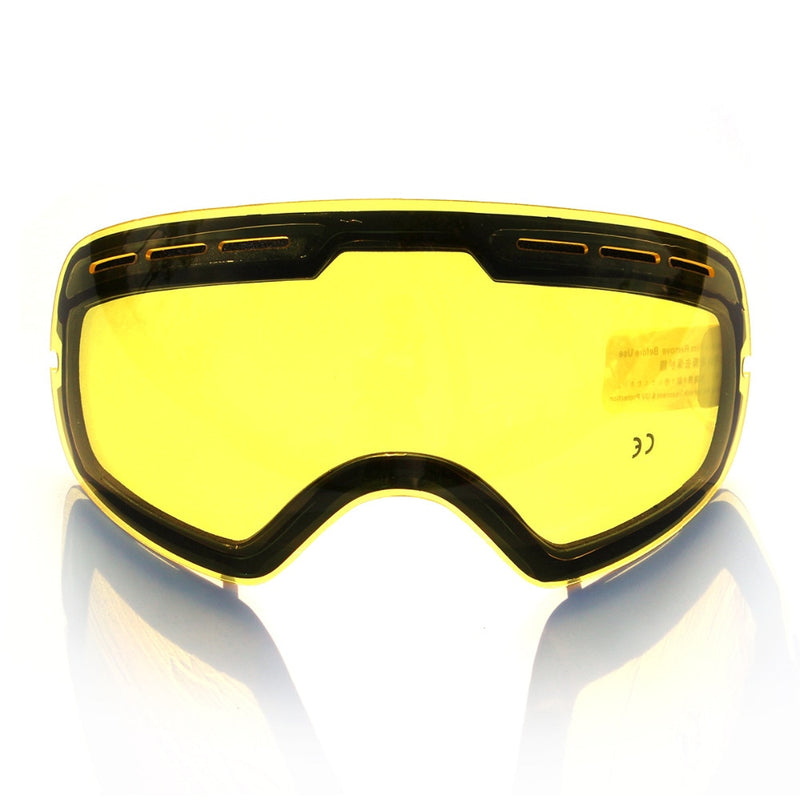 New COPOZZ brand double brightening lens for ski goggles of Model GOG-201 increase the brightness Cloudy night to use(only lens) - KiwisLove