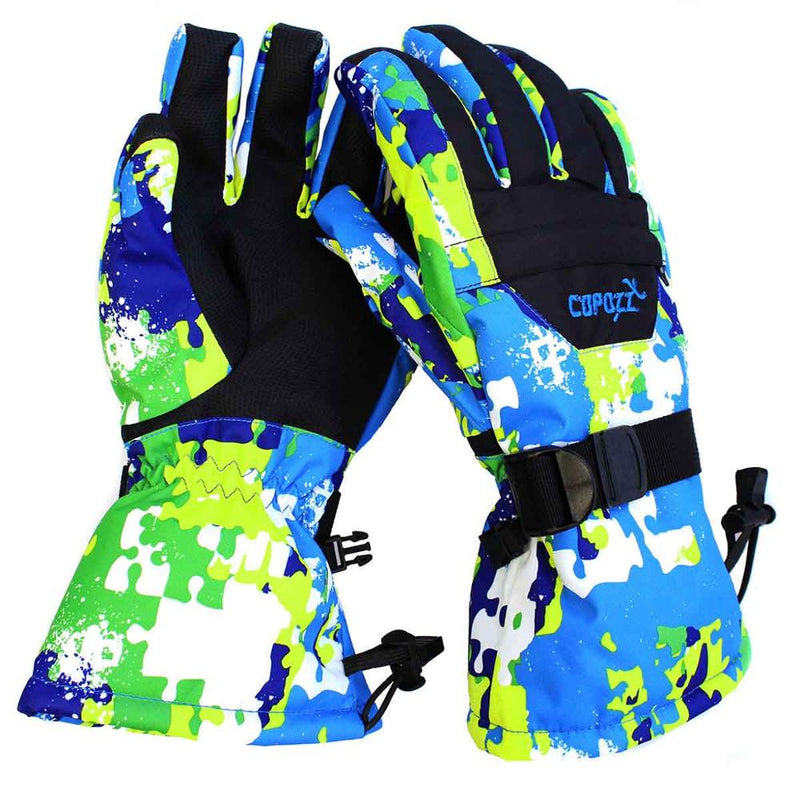 COPOZZ men women boy girl chidren kids ski gloves Snowboard Gloves Motorcycle Winter Skiing Climbing Waterproof Snow Gloves - KiwisLove