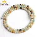 2-3mm Natural Stone Agates Labradorite Quartz Amazonite Crystal Beads Round Loose Spacer Beads For Jewelry Making DIY Bracelets - KiwisLove