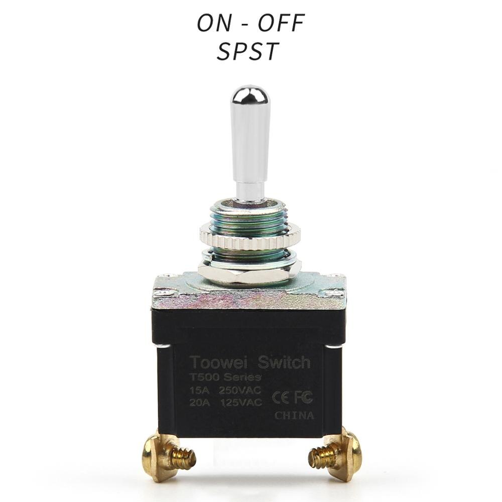 ON-OFF-ON ON-ON Full type Momentary Screw Toggle Switch SPST SPDT DPST DPDT IP67 - KiwisLove