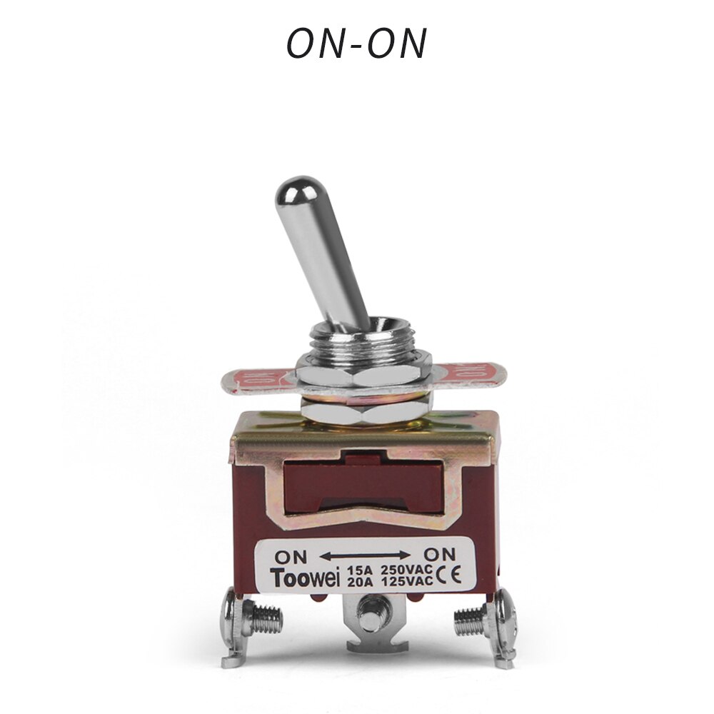 Rocker Toggle Switch 15A 250V 20A 125V SPST SPDT 2 3 Pin Screw Type ON/ OFF ON/OFF/ON CE FCC EMC Certificate For Boat Car Home - KiwisLove