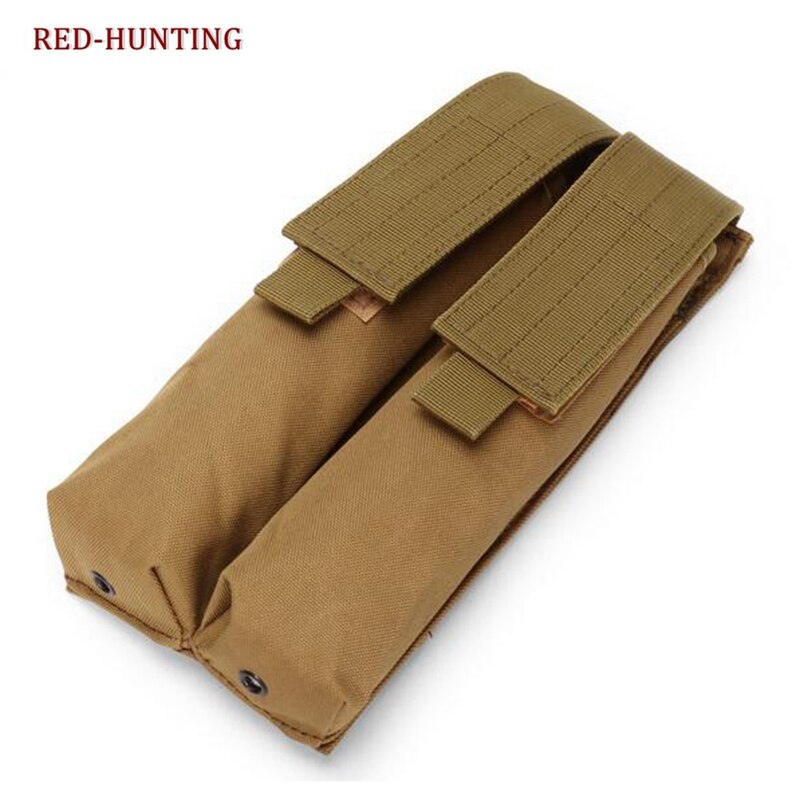 Airsoft Molle Double P90/UMP Military Magazine Pouch Coyote Tactical TAN BK CP ACU OD Woodland Camo - KiwisLove