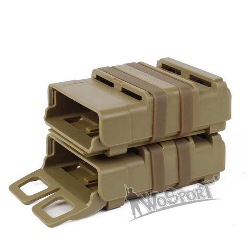 Tactical FastMag Fast Double 5.56 Magazine Holster Pouch Set For MOLLE System - KiwisLove