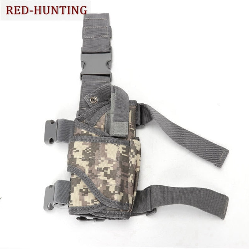 Universal Right Gun Drop Leg Thigh Holster for 7.65MM 9x19MM Pistol Glock 17 19 31 32/M9/M92A1/1911/USP/PPK/SP2022/P226/ - KiwisLove