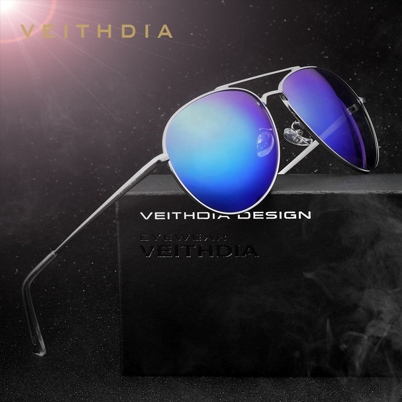 VEITHDIA Sunglasses Unisex Fashion Men Women Outdoor Sun Glasses Polarized UV400 Coating Mirror Eyewear For Male/Female 2736 - KiwisLove