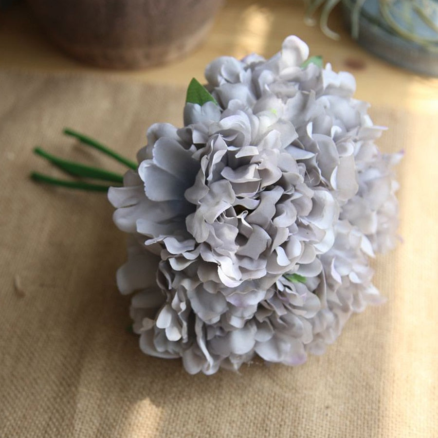 5pcs white artificial silk peony big flowers head for wedding decoration fake flowers bouquet for home decorative faux flower - KiwisLove