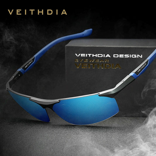 VEITHDIA Men's Sunglasses Aluminum Magnesium Polarized Blue Coating Mirror Sun Glasses Outdoor Male Eyewear Accessories 6589 - KiwisLove