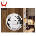 KAK Hidden Door Locks Stainless Steel Handle Recessed Invisible Keyless Mechanical Outdoor Lock For Fire Proof Home Hardware - KiwisLove