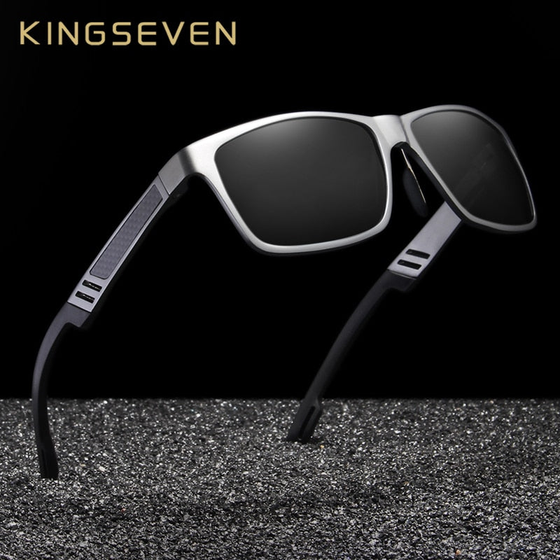 KINGSEVEN Brand New Polarized Sunglasses Men Unisex Metal Frame Driving Glasses Women Retro Sun Glasses Gafas - KiwisLove