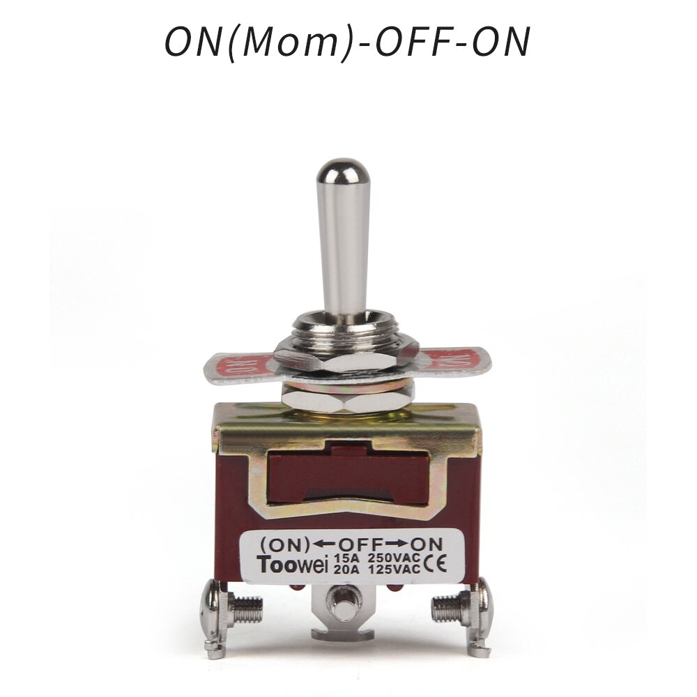 Rocker Toggle Switch 15A 250V 20A 125V SPST SPDT 2 3 Pin Screw Type ON/ OFF ON/OFF/ON CE FCC EMC Certificate For Boat Car Home - KiwisLove