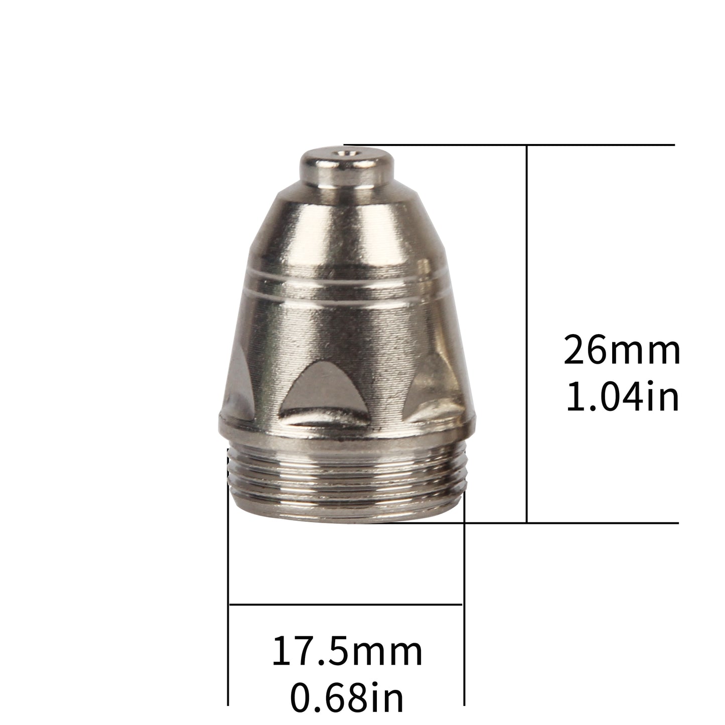 20 40 100Pcs P80 Nozzle/Tip Electrode Consumables Plasma Cutting Torch/Gun Spare Parts Accessories LGK100/CUT80 80A-100A - KiwisLove