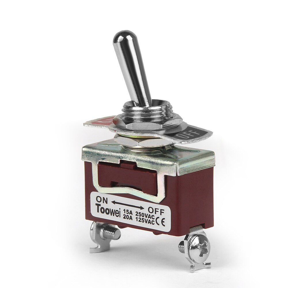 Rocker Toggle Switch 15A 250V 20A 125V SPST SPDT 2 3 Pin Screw Type ON/ OFF ON/OFF/ON CE FCC EMC Certificate For Boat Car Home - KiwisLove
