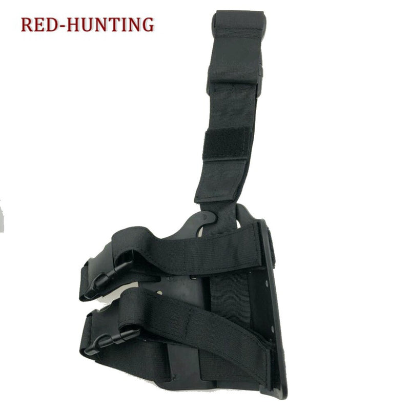 Tactical Gun Holster Set w/ leg Platform Hunting Right Left Hand Use Drop Leg Hoster for GL 17 19 / 1911 / M92 M9/P226 - KiwisLove