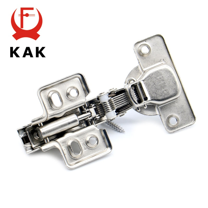 KAK Hinge Rustless Iron Hydraulic Hinge Iron Core Damper Buffer Cabinet Cupboard Door Hinges Soft Close Furniture Hardware - KiwisLove