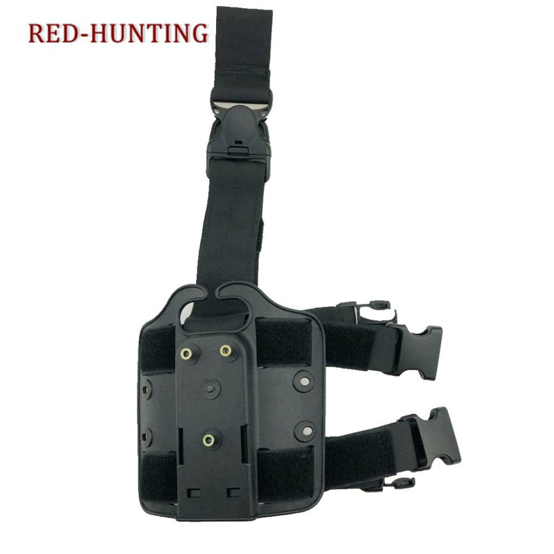 Tactical Gun Holster Set w/ leg Platform Hunting Right Left Hand Use Drop Leg Hoster for GL 17 19 / 1911 / M92 M9/P226 - KiwisLove