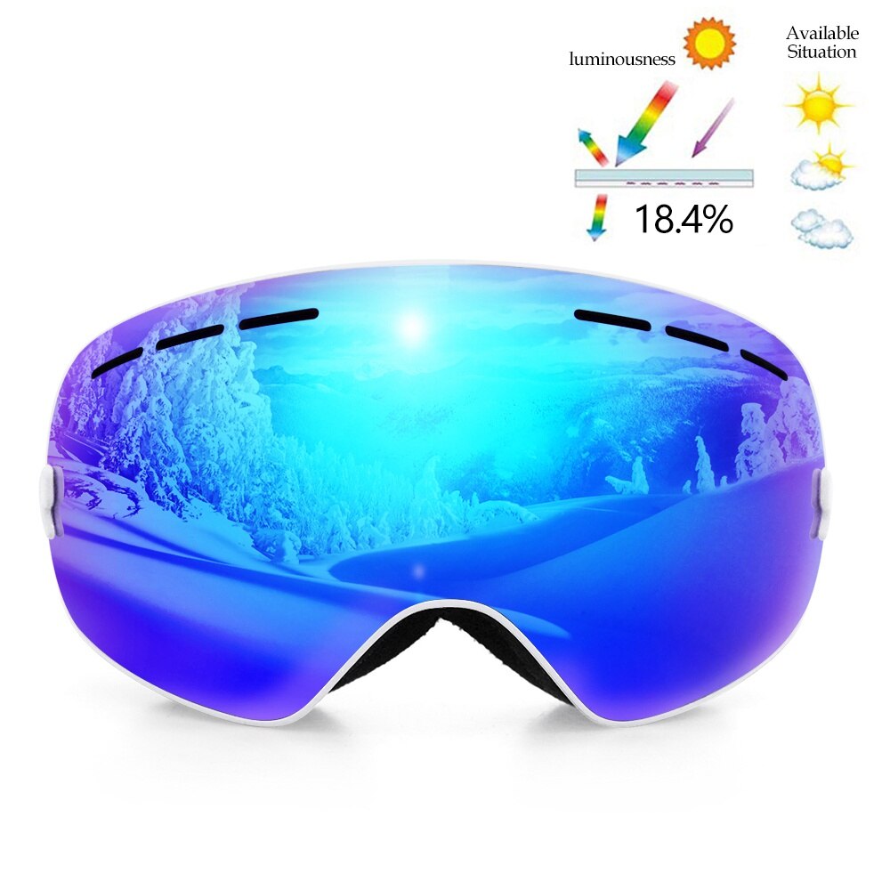 COPOZZ Brand Skiing Goggles Men Women Snowboard Goggles Glasses for Skiing UV400 Protection Snow Ski Glasses Anti-fog Ski Mask - KiwisLove