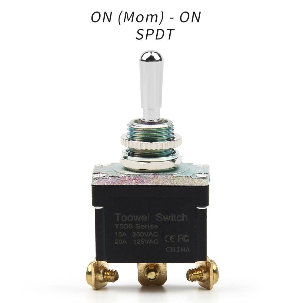 ON-OFF-ON ON-ON Full type Momentary Screw Toggle Switch SPST SPDT DPST DPDT IP67 - KiwisLove
