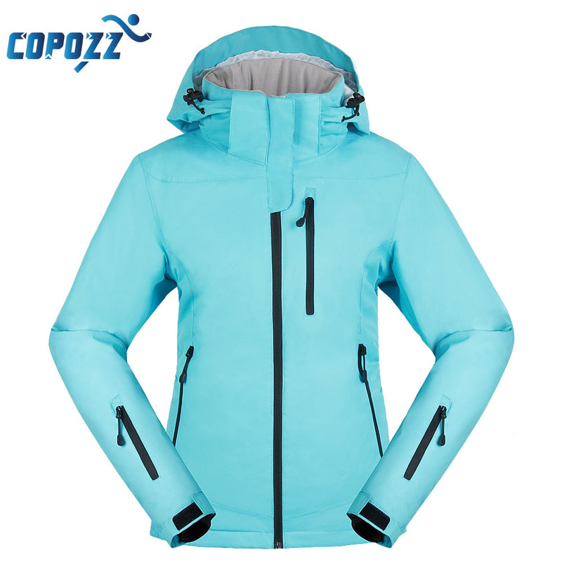 COPOZZ Ski Jacket Women Snowboard Jacket Ski Suit Female Winter Outdoor Warm Waterproof Windproof Breathable Clothes - KiwisLove