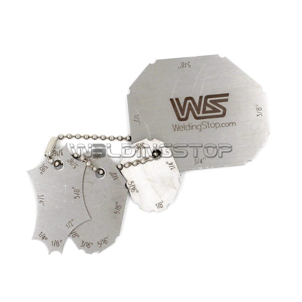 Welding Gauge key Pocket Gage 4pieces set weld seam test ulnar inspection ruler - KiwisLove