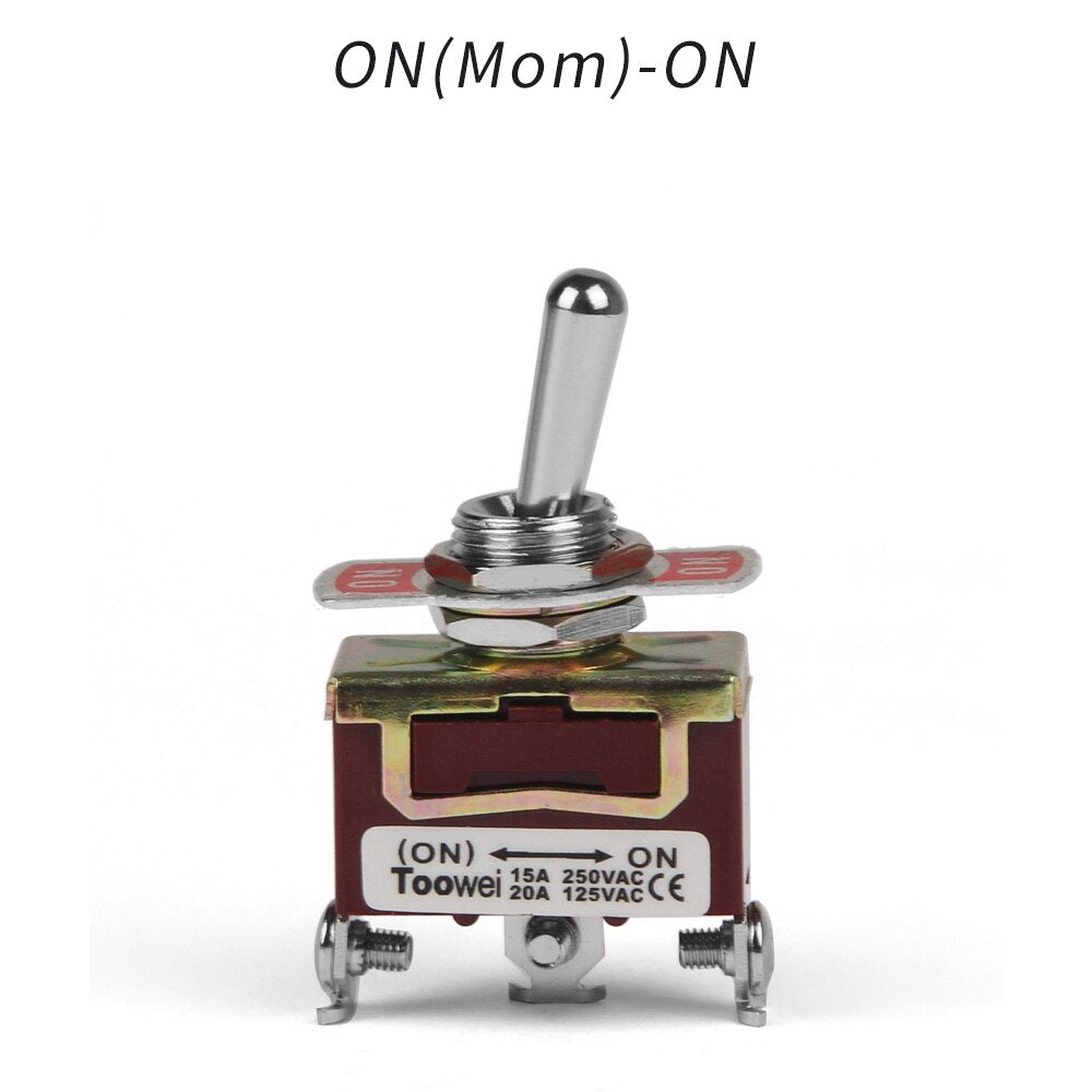 Rocker Toggle Switch 15A 250V 20A 125V SPST SPDT 2 3 Pin Screw Type ON/ OFF ON/OFF/ON CE FCC EMC Certificate For Boat Car Home - KiwisLove