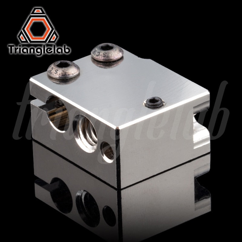 Trianglelab PT100 Volcano Plated Copper Heat Block For Volcano Hotend 3D Printer Heate Block For DDB Extruder - KiwisLove