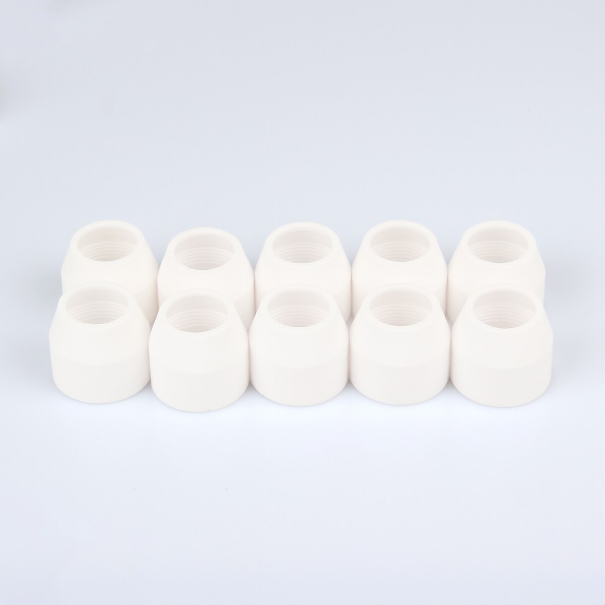 10Pcs P80 Ceramic Shield Cup/Cap Inverte Air Plasma Cutter Cutting Machine Torch Gun Consumables Accessories Spare Parts - KiwisLove
