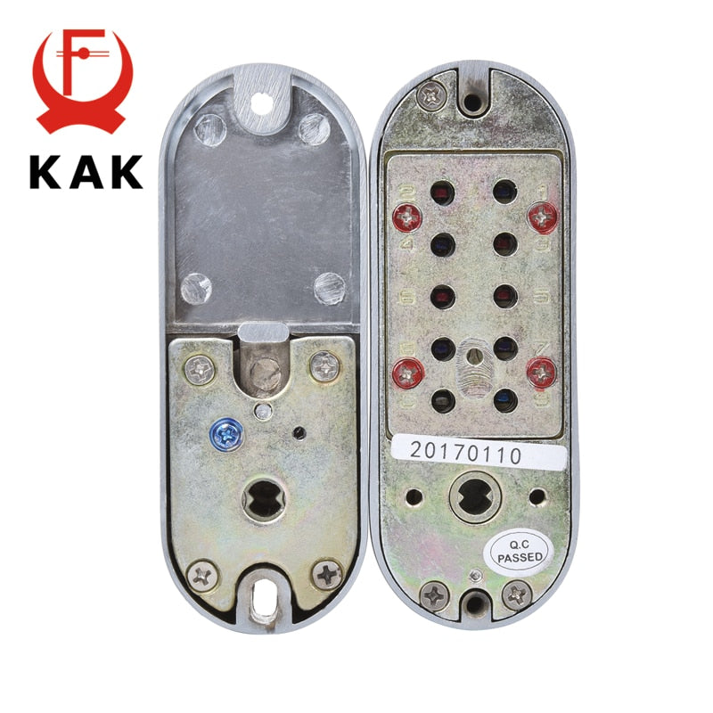 KAK Zinc Alloy Keyless Door Lock Mechanical Combination Lock Safety Code Lock for Doors Handle Door Hardware Lock Furniture - KiwisLove