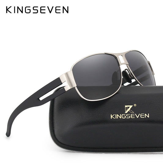 KINGSEVEN Men Classic Brand Sunglasses Luxury Aluminum Polarized Sunglasses EMI Defending Coating Lens Male Driving Shades N7806 - KiwisLove