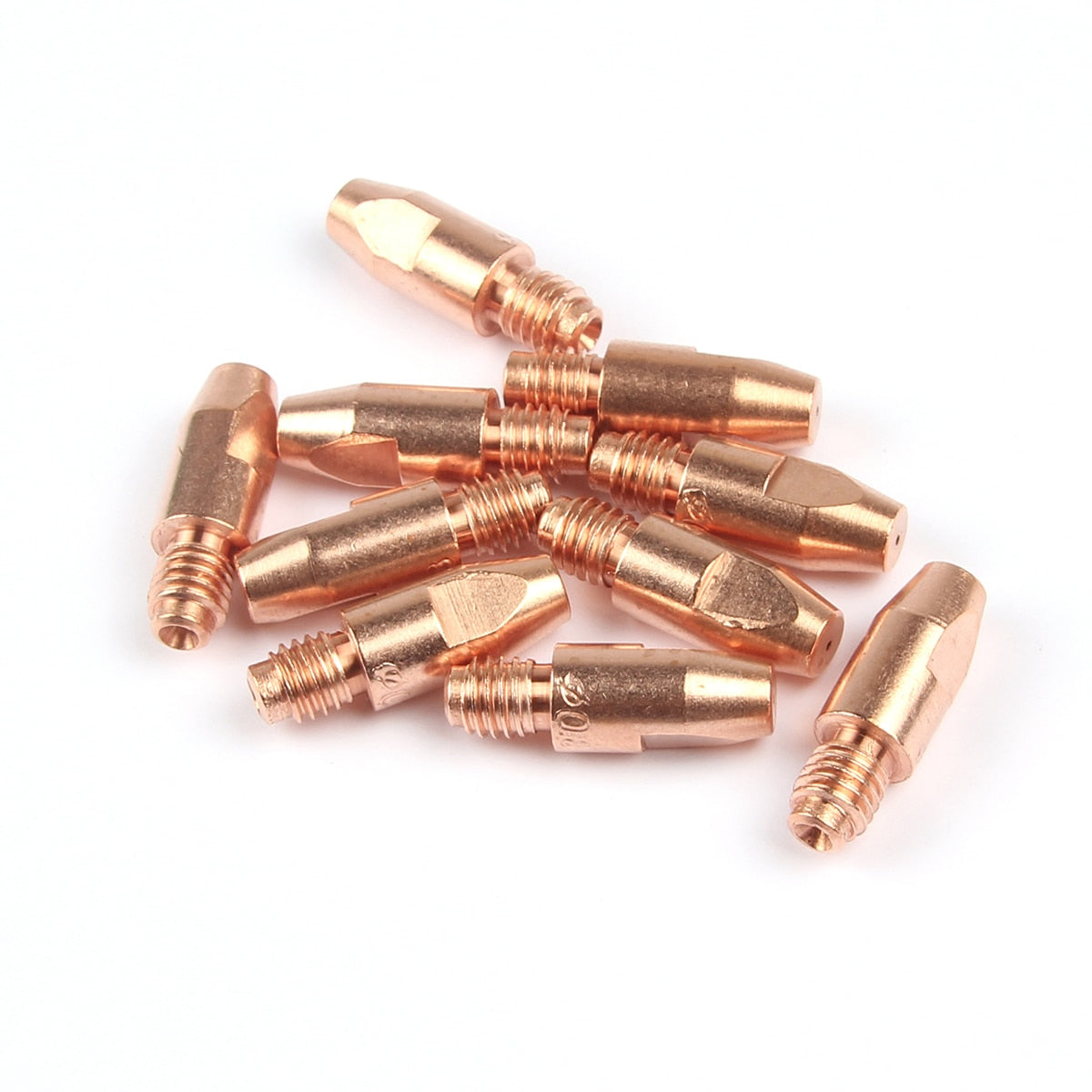 10Pcs MB 36KD Contact Tips Consumables M8*30mm 0.8/1.0/1.2mm Holder Torch Gun Nozzle MIG/MAG Co2/Gas Accessories Soldering Tool - KiwisLove