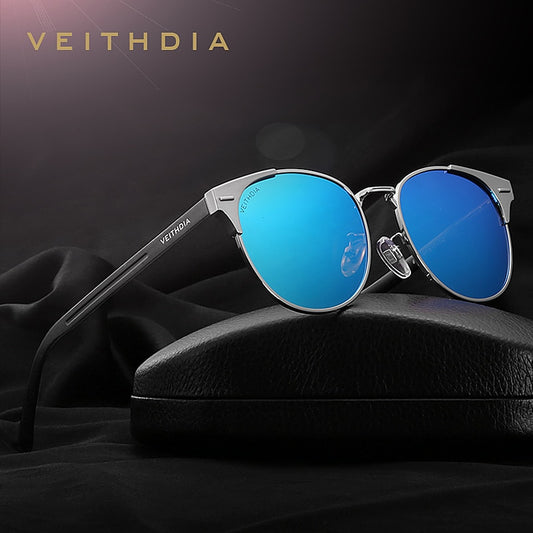VEITHDIA Unisex Retro Aluminum Brand Sunglasses Polarized Lens Vintage Eyewear Accessories Sun Glasses Oculos For Men Women 6109 - KiwisLove