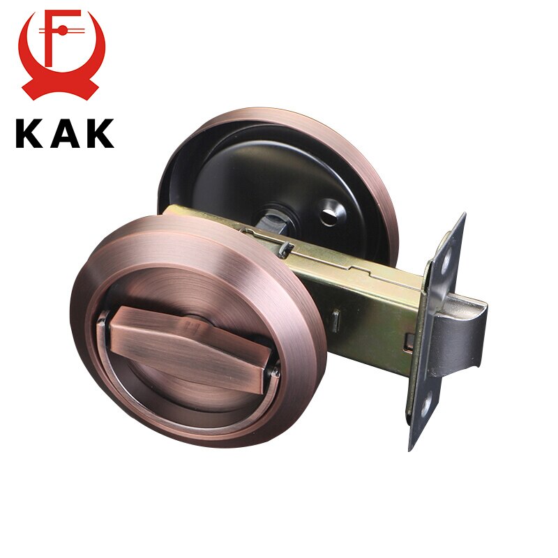 KAK Hidden Door Locks Stainless Steel Handle Recessed Cabinet Invisible Pull Mechanical Outdoor Lock For Fire Proof Hardware - KiwisLove