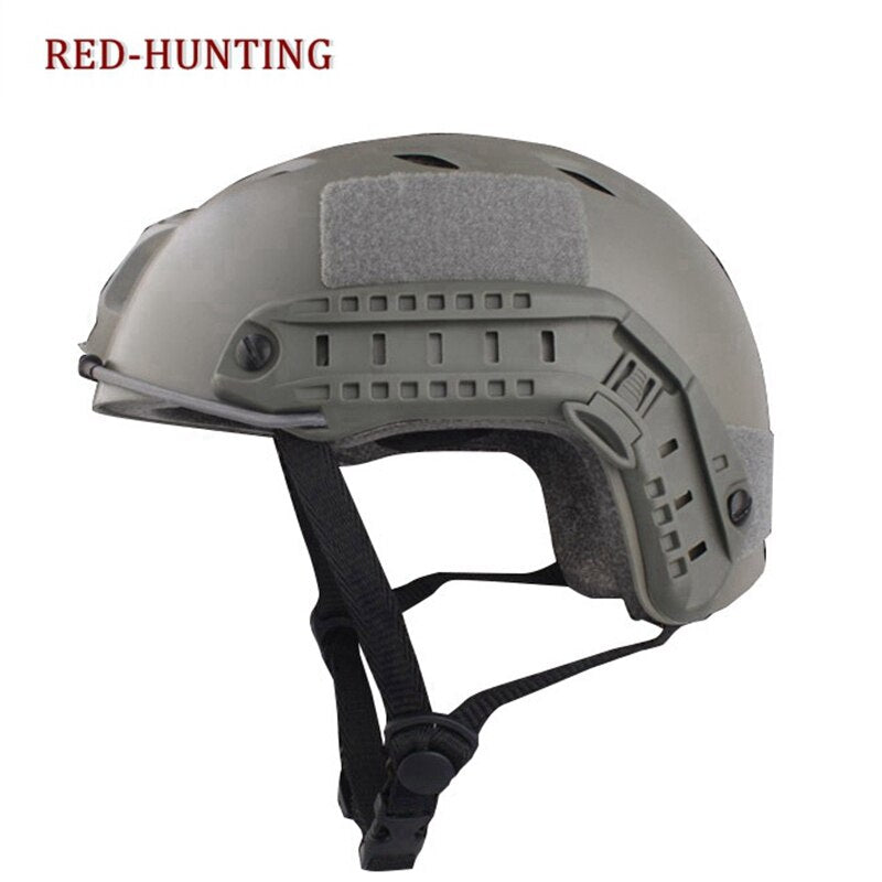 Tactical Fast BJ Helmet with Night Vision Mount Airsoft Paintball CS Combat Wargame Accessories Ballistic Helmet - KiwisLove
