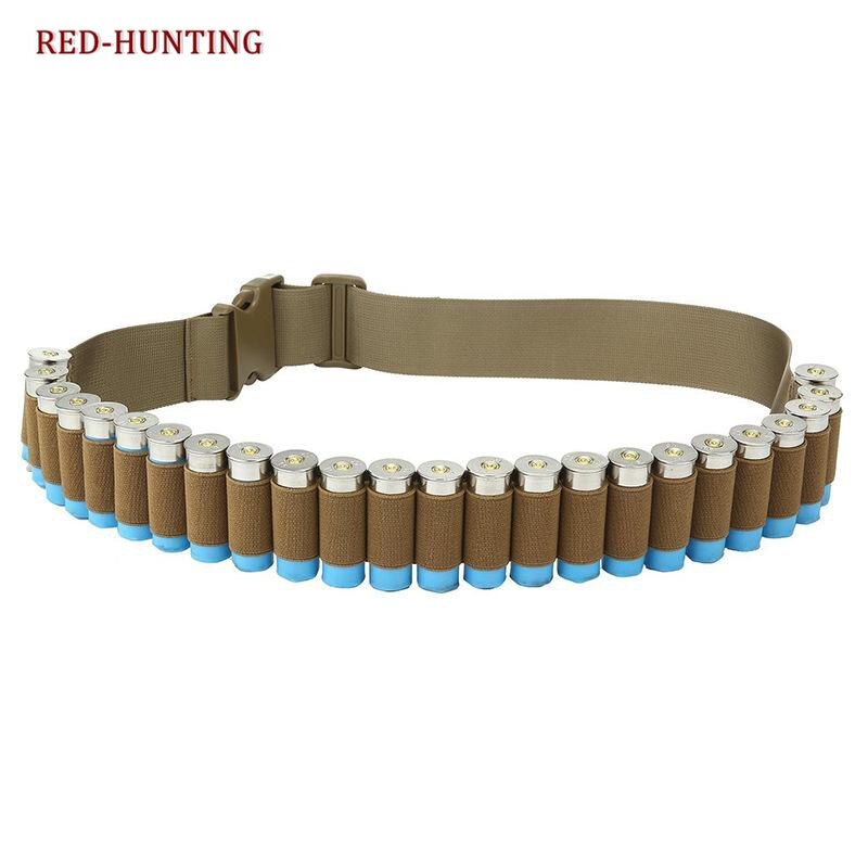 130cm Tactical Hunting Shot gun 12 GA Belt Nylon Airsoft 26 Rounds Bullet Ammo Holster Pouch Belt Accessories - KiwisLove