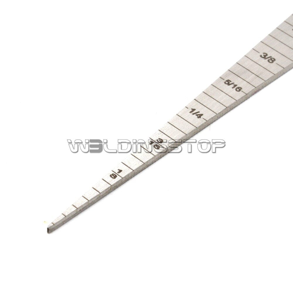 Welding Taper Gauge slot width, gap hole size gage metric &amp; inch, 2.7mm thickness stainless plate measuring tool - KiwisLove