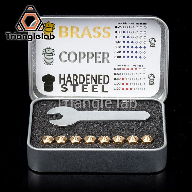 trianglelab Top quality V6 Nozzles for 3D printers hotend full size pack  3D printer nozzle for Nozzles  extruder - KiwisLove