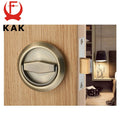 KAK Hidden Door Locks Stainless Steel Handle Recessed Invisible Keyless Mechanical Outdoor Lock For Fire Proof Home Hardware - KiwisLove