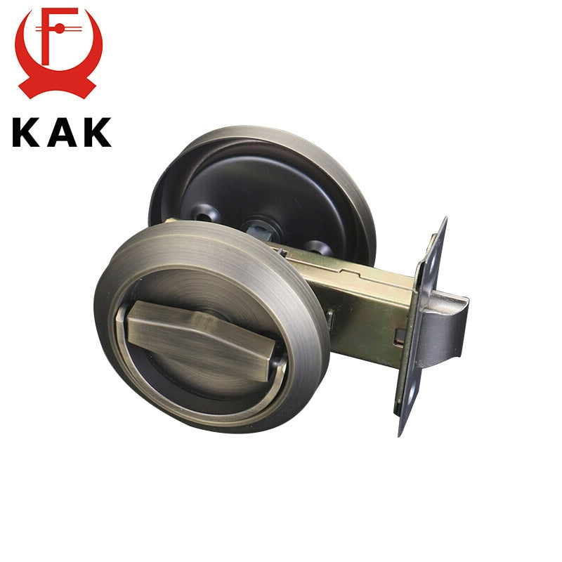 KAK Hidden Door Locks Stainless Steel Handle Recessed Cabinet Invisible Pull Mechanical Outdoor Lock For Fire Proof Hardware - KiwisLove