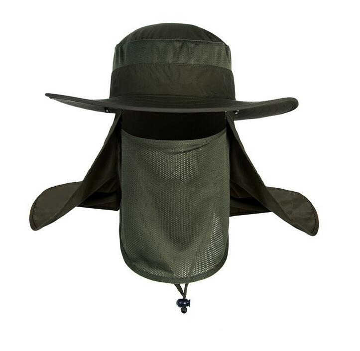 2022 Outdoor UV Protection Face Neck Flap Sun fishing hat Mask Headband Fishing equipment Fishing Sun Rain Anti-mosquito Hat - KiwisLove